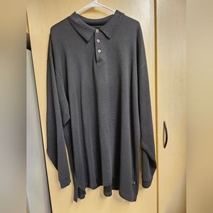 Tommy Bahama Mens Long Sleeve 72% Silk Shirt Size XXL